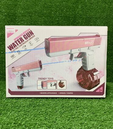 Игрушки: Водомёты на аккумуляторе/электрический автоматы/пистолеты с 2мя — 6
