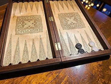 Настольные игры: Деревянный набор 3-в-1: нарды + шахматы+шашки - Материал: натуральное — 10