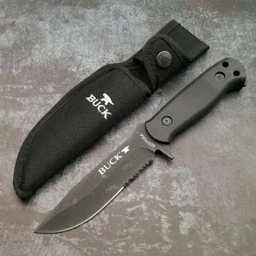 palete: Lovački Nož BUCK 622, Crni. Akcija. Lovačko - taktiči noževi BUCK