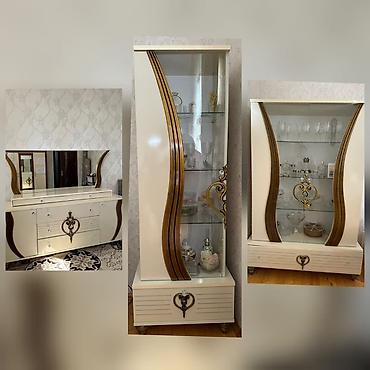 Klassik üslublu qonaq otağı mebel dəsti,materialı çox yaxşıdır real
