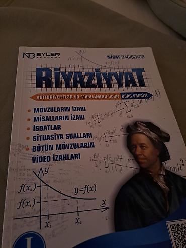 sintezator satılır: Nicat bağışzadə riyaziyyat qayda kitabı, 13 manata alınıb, 8 manata — 1