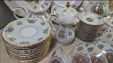 cay servizi: Çay dəsti, Farfor, 12 nəfərlik, Almaniya — 6