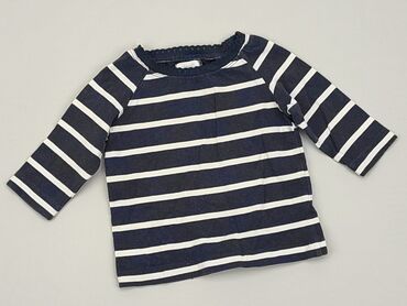 bluzki koszulowe w panterkę: Bluzka, H&M, 0-3 m, stan - Dobry