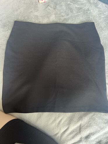 crne uske suknje: L (EU 40), Midi, bоја - Crna