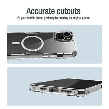 Maske i futrole za telefone: Maska Nillkin Nature Pro Magnetic za iPhone 15 Pro Max 6.7 plava. Uz — 15