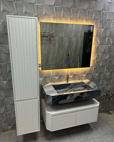 Moydadırlar: Hamam mebeli və lavabo dəstləri - Müasir dizayn: mərmər teksturalı -da lalafo.az — 72 Moydadırlar: Hamam mebeli və lavabo dəstləri - Müasir dizayn: mərmər teksturalı — 72