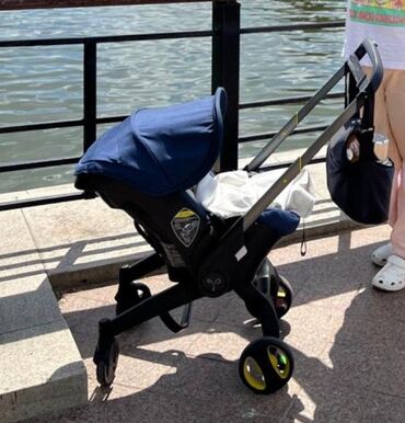 прогулочные коляски с рождения: Автокресло, түсү - Көк, Колдонулган
