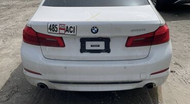 Бамперы: Задний Бампер BMW 2018 г., Б/у, цвет - Белый, Оригинал