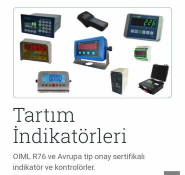 весы 200 кг: Tartım İndikatorları və Kontrolleri - OIML R76 və Avropa tip onay