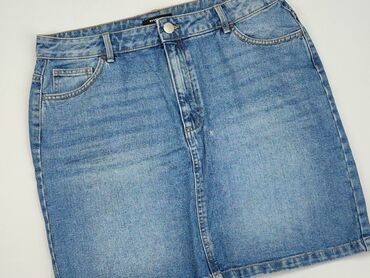 biała spódnice jeansowe midi: Spódnica, Reserved, XL, stan - Bardzo dobry