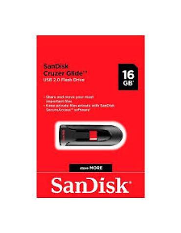 flash: SanDisk Cruzer Glide 16GB USB Flash Drive Brend: SanDisk Yaddaş — 1