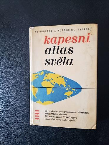 coğrafi atlas: Kapesní Atlas Světa – ciblə nəşr (çeşidli xəritələrlə) Məhsul: Çex — 1