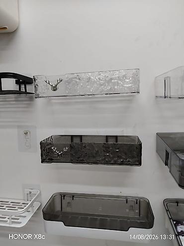 bed: Настенные полки-органайзеры для ванной/кухни - Тип: навесные полки — 1
