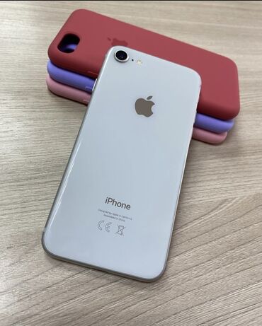tecno spark 30 pro цена: IPhone 8, Б/у, 64 ГБ, White Titanium, Защитное стекло, Чехол, 100 %