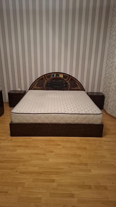 Yataq otağı dəsti - Komplekt: ikinəfərlik çarpayı (ortopedik