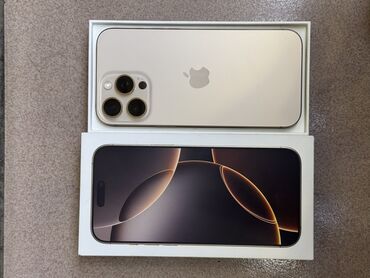 скупка старых телевизоров: IPhone 16 Pro Max, Новый, 256 ГБ, Desert Titanium, Коробка, 100 %