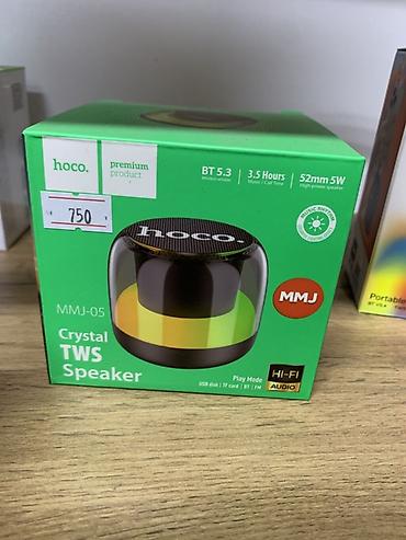hoco eq5: Hoco MMJ-05 Crystal TWS Speaker - Беспроводная колонка с поддержкой — 1