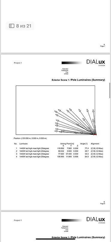 Уличное освещение: Мачта освещения для стадионов, футбольных полей и спортивных арен` — 7