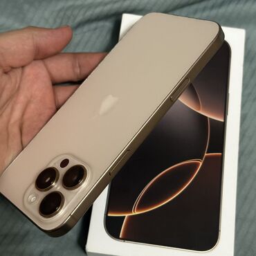 Apple iPhone: IPhone 16 Pro Max, Б/у, 256 ГБ, Desert Titanium, Чехол, Коробка, 95 % — 5