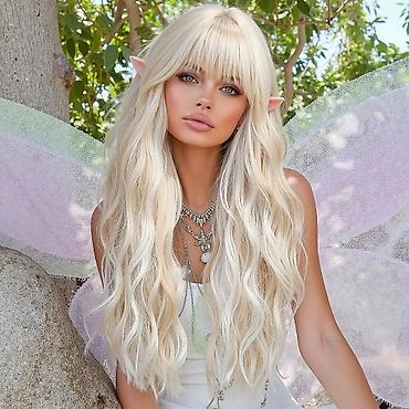 Perike i klipse: Perika sa šiškama – duge frizure u više boja - Stilovi: ravna ekstra — 8