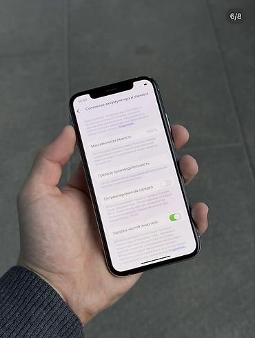 айфон дешевый купить: Apple iPhone X, серебристый - Экран 5.8" Super Retina OLED — 3