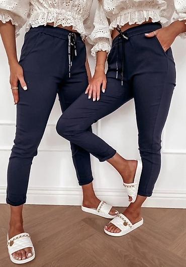 Pantalone: 💫Ženske pantalone – model sa manžetnama - Kroj: uske nogavice do — 6