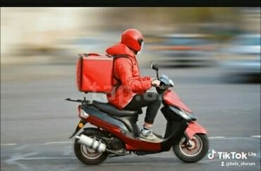 Tikiş: Moto-kuryer tələb olunur, Ayda 2 dəfə ödəniş, Təcrübəsiz