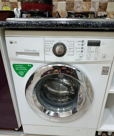 Zərərvericilərə qarşı mübarizə aparatları: Paltaryuyan maşın LG, 6 kq, İşlənmiş, Avtomat, Qurutma var, Kredit yoxdur, Ünvandan götürmə