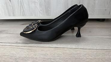 Айымдардын бут кийими: Туфли женские на невысоком каблуке kitten heel - Цвет: классический — 4