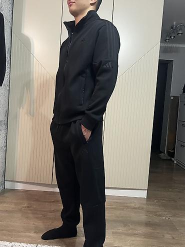 adi: Мужской спортивный костюм, M, Adidas, Новый, цвет - Черный, Самовывоз — 3
