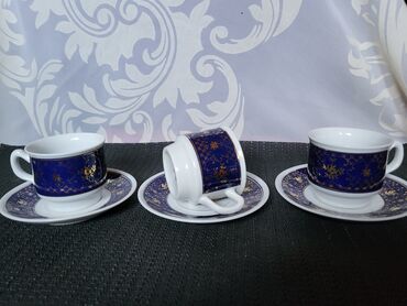 Kompleti posuđa: Soljice nove Zajecar porcelan. komplet od 4 kom. Tacne — 4