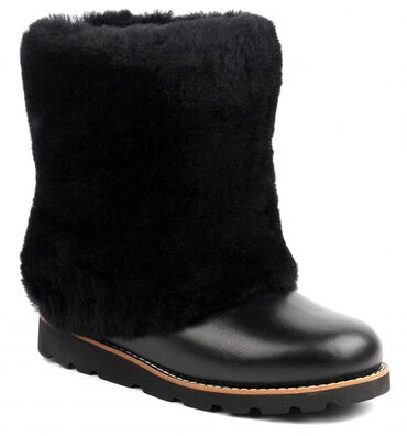 женские зимние обувь: Сапоги, 36, цвет - Черный, UGG