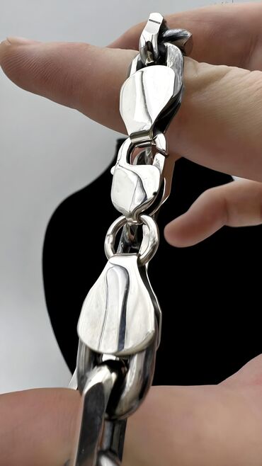 Серебряные цепочки: Серебряный Браслет "Рамзес"🔱 Вес 55 грамм Длина 23 см Ширина 13 — 8