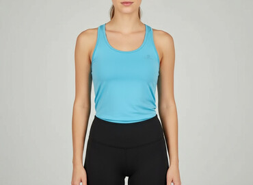 ubrania na rower decathlon: Domyos, Top damski, rozmiar S