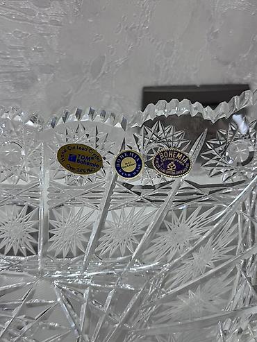 naborlar: Bohemia kristal süfrə dəsti - Marka: Bohemia (Çexiya istehsalı) — 3
