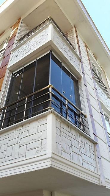 Balkonlar: Aliminum pəncərə, aliminium qapı, alminum, alüminium, cəbhə sistemləri — 11