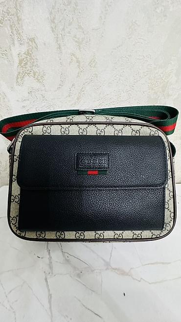 kipling monkey: Классическая сумка, Gucci, Материал: Экокожа, Регулируемый ремень, Унисекс, Б/у — 1