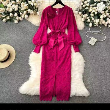 Кече көйнөктөрү: Кече көйнөгү, А-силуэт, Узун модель, 3XL (EU 46)