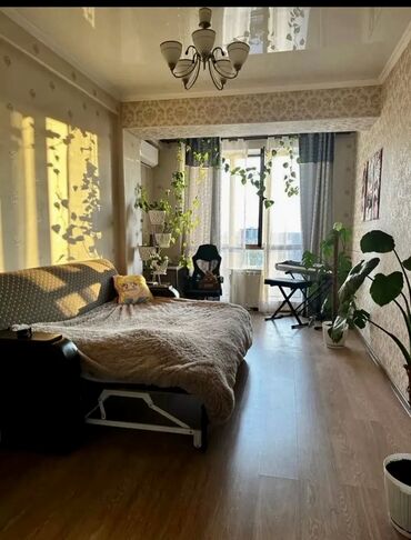 квартира берилет 5мкр: 1 комната, 43 м², Элитка, 7 этаж, Косметический ремонт