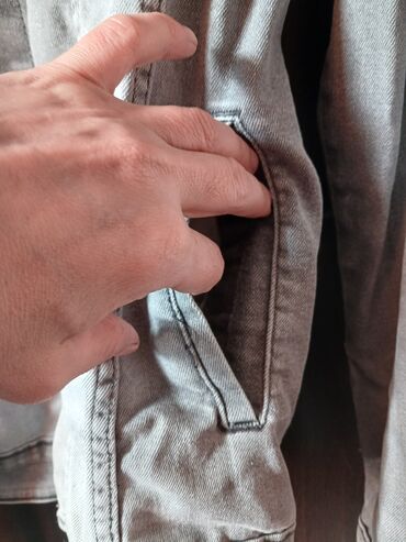 Kurtkalar: ESPİRİ DENİM cins gödəkçə. Kişi üçün. isti saxlayır.Əyində super — 7