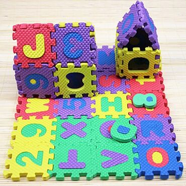 детский коврик игровой: Коврик-пазл EVA Puzzle Mats Series - изготовленных из вспененного