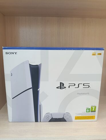 playstation 5 disksiz: Bağlı qutuda zəmanətli PlayStation 5 slim 1 tb. Yaddaş: 1TB Ram: 16