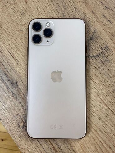 iphone 2: IPhone 11 Pro, 64 GB, Matte Gold, Zəmanət, Barmaq izi, Face ID