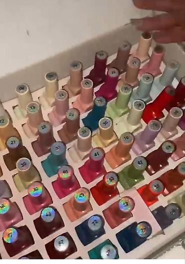 dırnaq qayçısı: Manikür və gel-lak üçün tam avadanlıq və material dəsti Tərkib: - — 4