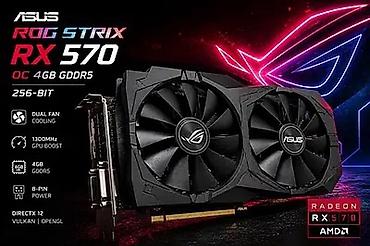 rx 7700: Видеокарта для ПК, Б/у, Asus, Radeon RX, 4 ГБ — 1