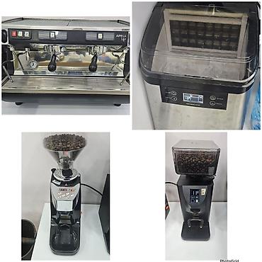 Professional kofe aparati, 2 eded grinder, buz aparati hamisi birlikde