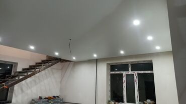 Натяжной потолок: Натяжной потолок Матовое, 3D потолки, Глянцевое Бесплатный замер, Гарантия, Монтаж — 7