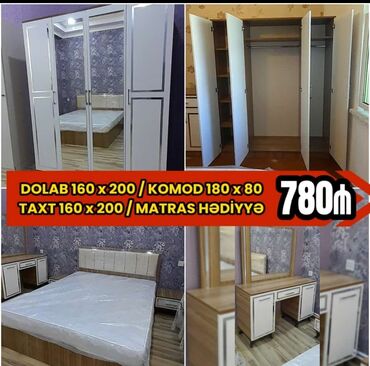 Yataq otağı dəstləri: 2 təknəfərlik çarpayı, Dolab, Termo, 2 tumba, Azərbaycan, Yeni -da lalafo.az — 12 Yataq otağı dəstləri: 2 təknəfərlik çarpayı, Dolab, Termo, 2 tumba, Azərbaycan, Yeni — 12