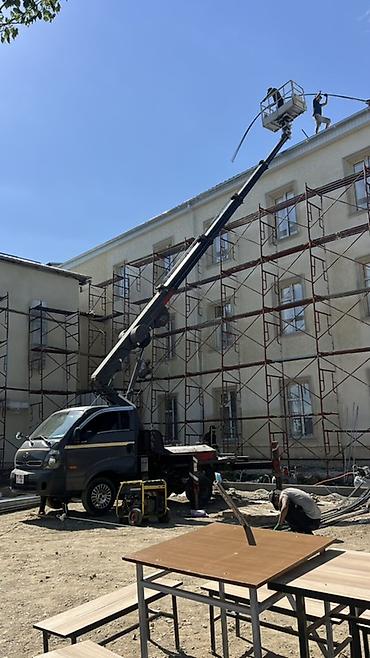 Услуги автовышки: Услуги автовышки (KIA на шасси малотоннажника) - Телескопическая — 3