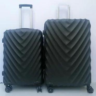 Putni koferi i torbe: Set kofera za putovanje – 2 komada - Materijal: tvrda školjka (ABS/PC — 15